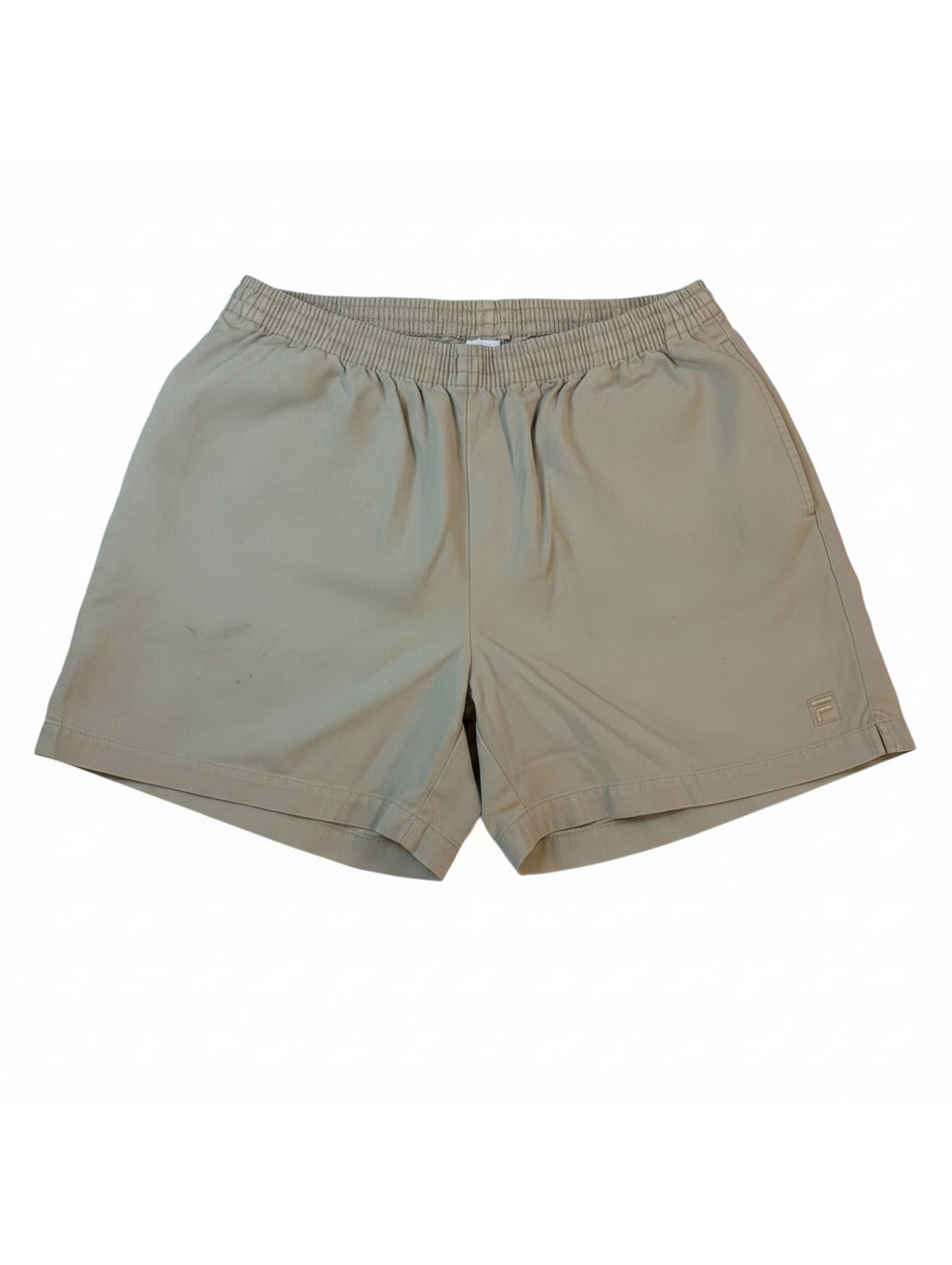 Vintage Fila Men's Beige Cotton Shorts XL